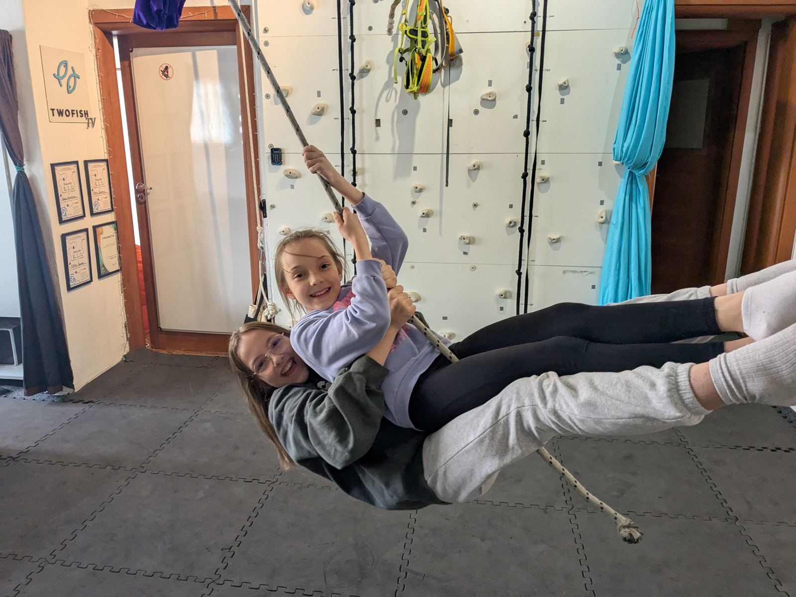 A lively TwoFish moment that feels playable, social, and full of possibility.